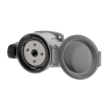 Woodhead Arcarrest Receptacle, Switch-Rated, 30.0A, 250V Ac, 3-Pole ARC30FB03